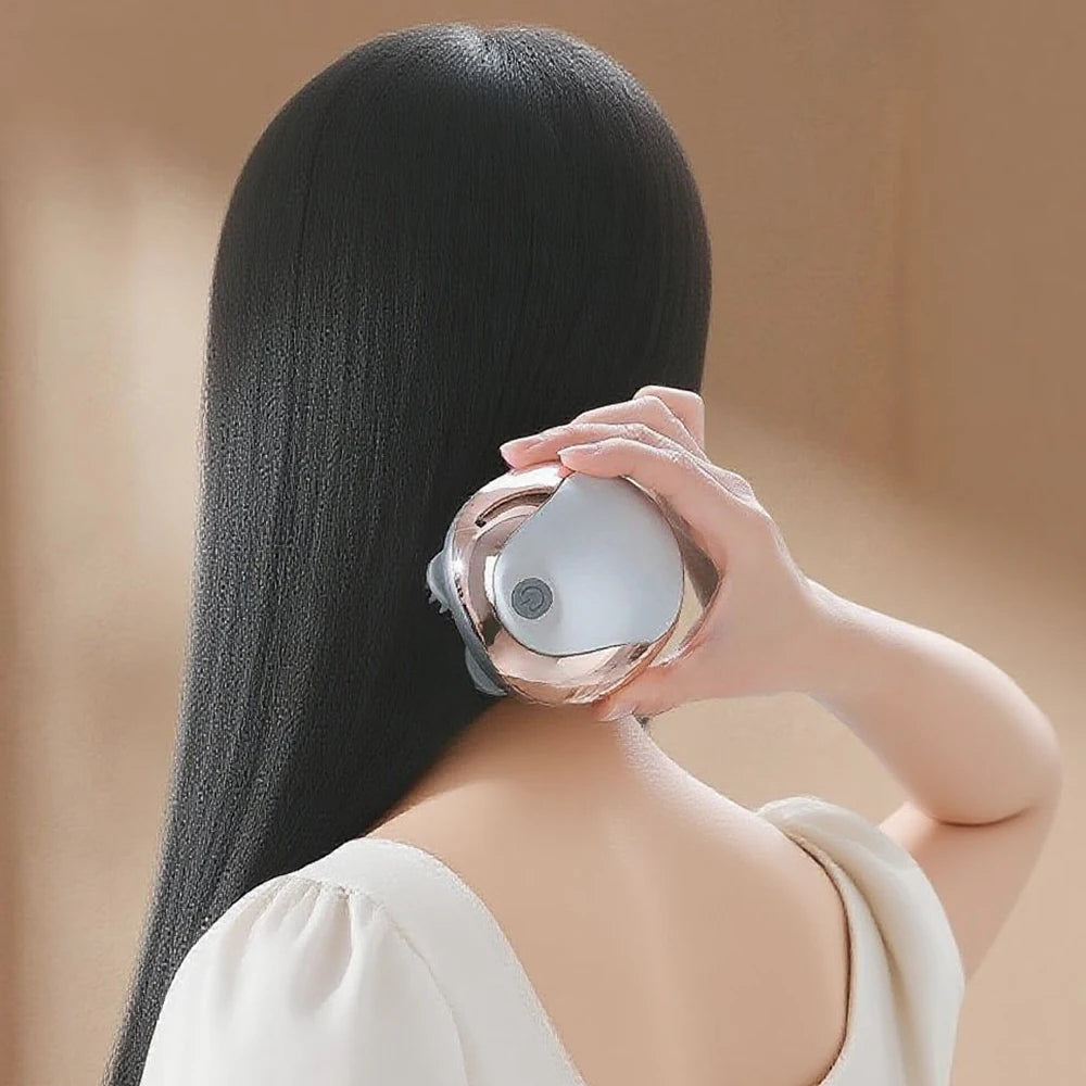 Appareil de massage électrique du cuir chevelu - détente, relaxation