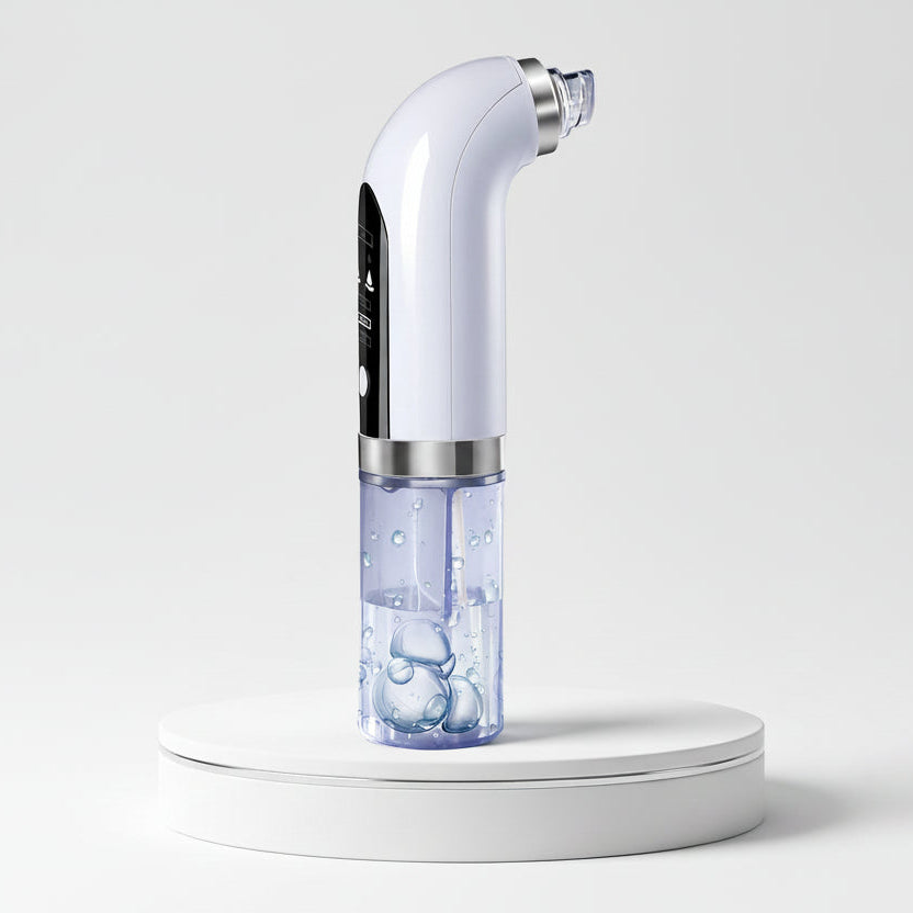 Aspirateur à points noirs à microbulles électrique 5 en 1 - Nettoyage profond de la peau, exfoliant, hydratation, anti-acné, extracteur - Visage